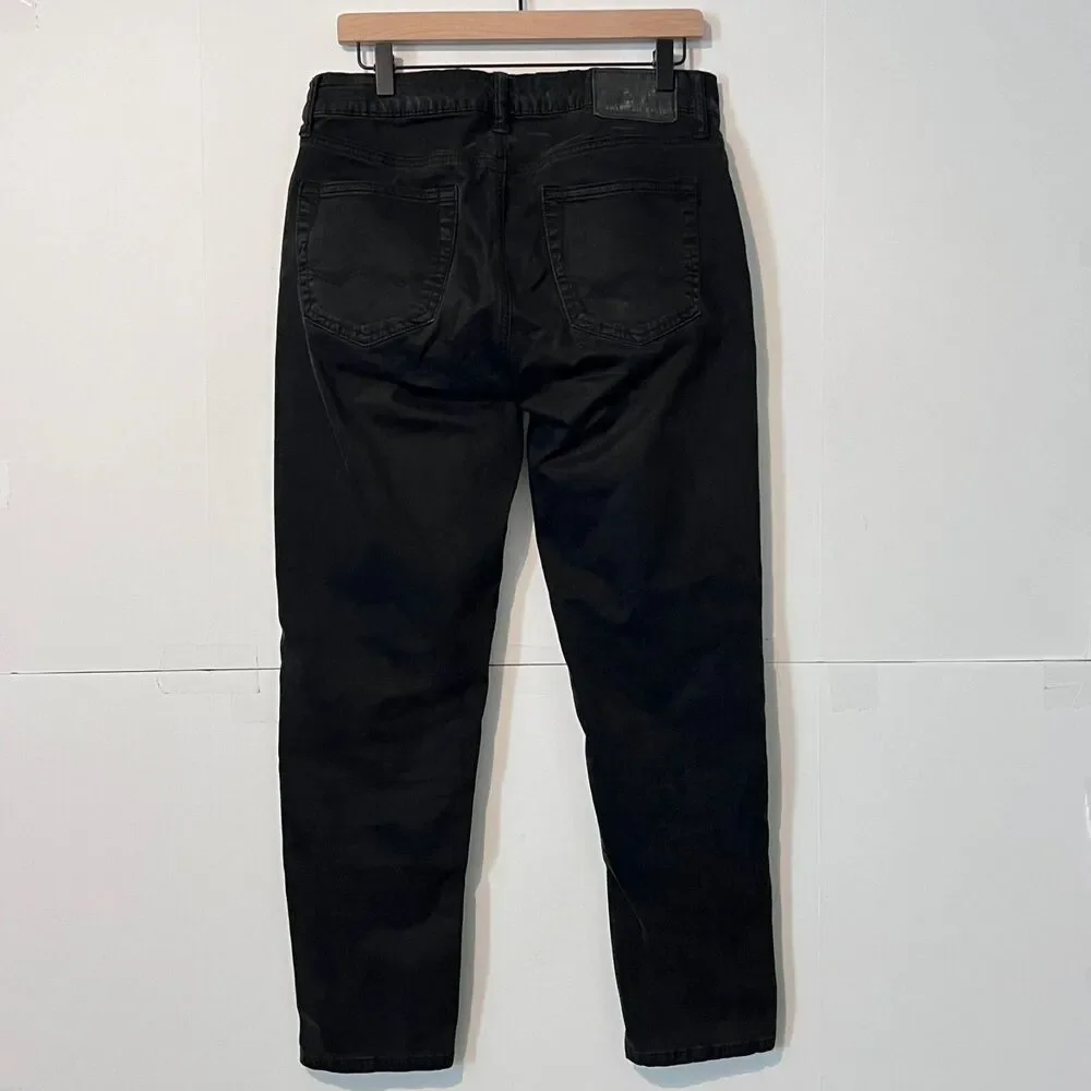 American Eagle Men Mens Flex Jeans Size 30X30 Charcoal Wash Black Stretch